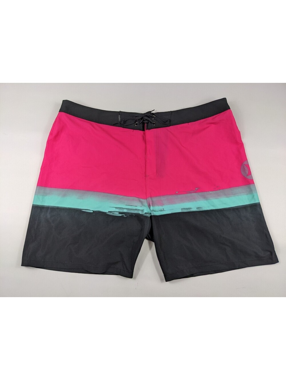 Hurley Board Shorts Mens Adult Size 36 Fluro Quick Dry Stretch Swim Surf